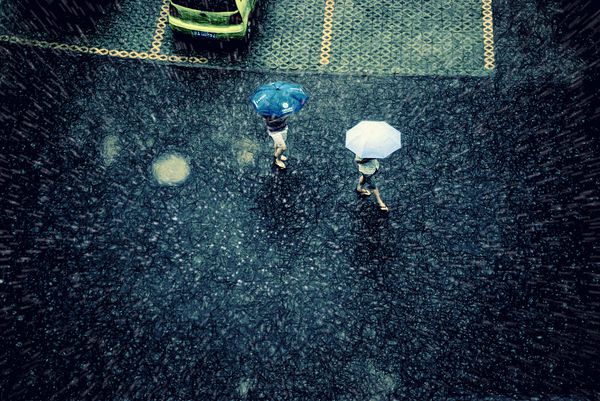 下雨天图片真实拍照发朋友圈图片